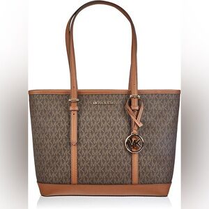 Michael Kors Jet Set Travel Large Logo Tote Bag